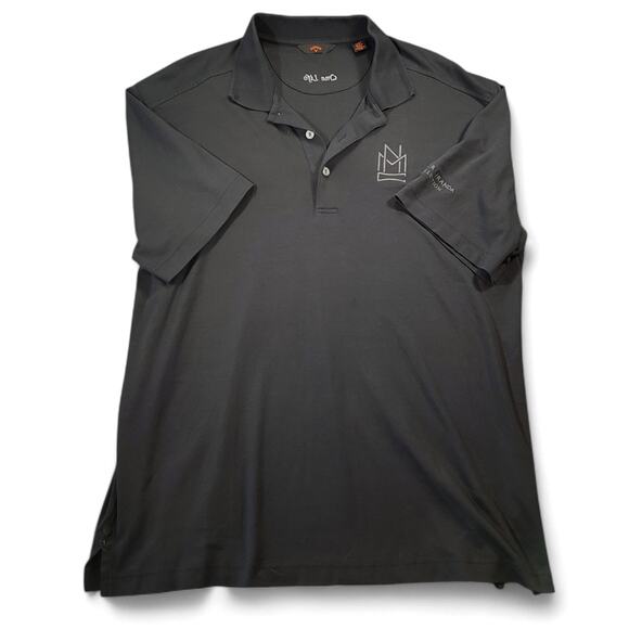 Callaway Performance Golf Polo Nestor Miranda Cigars Brand Black Preppy Mens 2XL - Picture 2 of 11